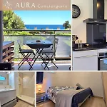 Les Embruns - Super Vue Mer, Refait A Neuf Avec Parking Privee A - By Auraconciergerie 라시오타