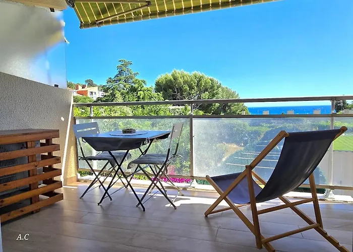 Les Embruns - Super Vue Mer, Refait A Neuf Avec Parking Privee A - By Auraconciergerie 公寓 拉西约塔